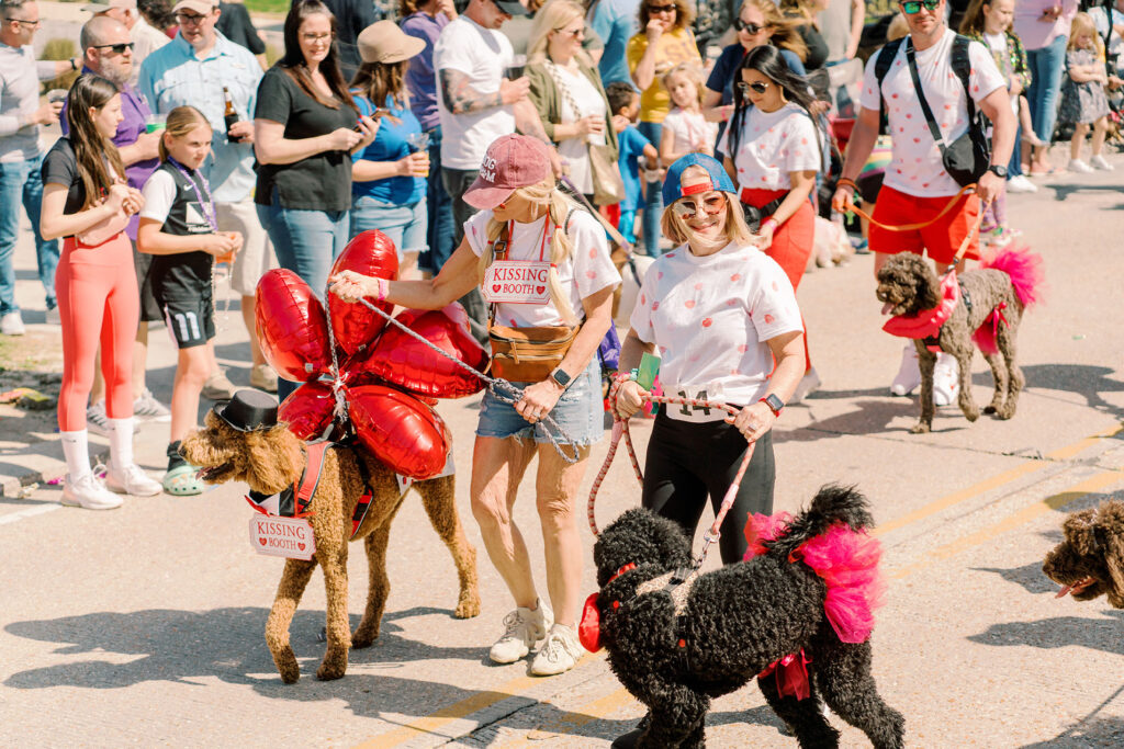 pups and family in costume